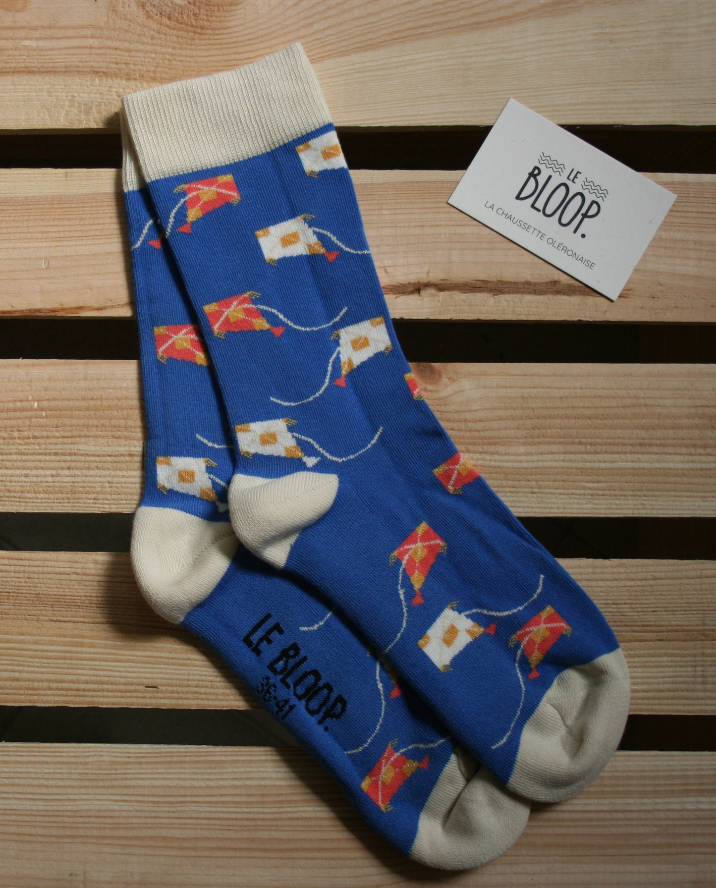 Chaussettes à Motifs de Cerf-Volant