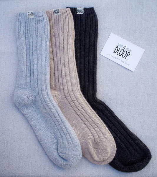 Pack Premium de 3 Paires de Chaussettes Cachemire & Mérinos