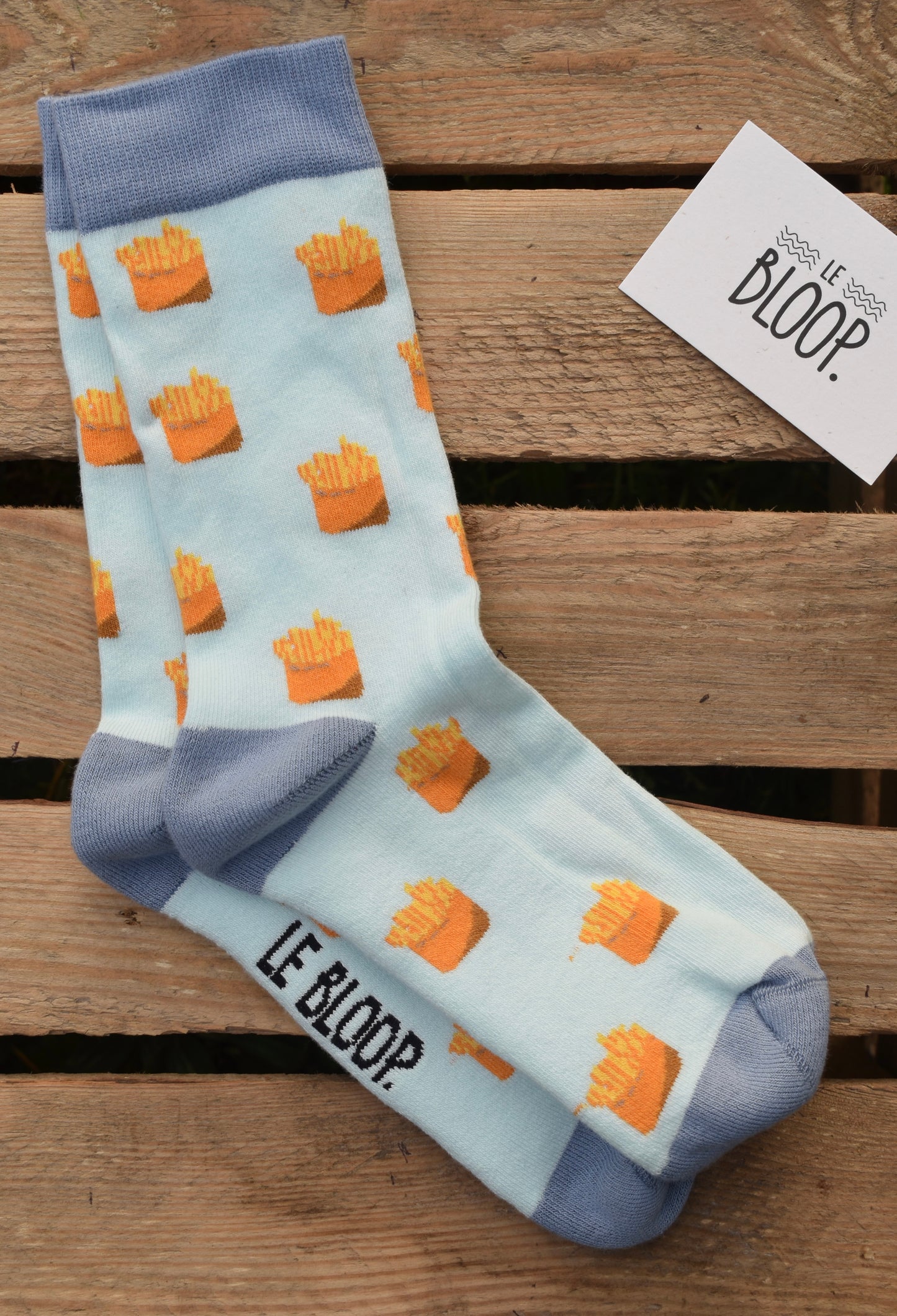 Chaussettes à motifs frites