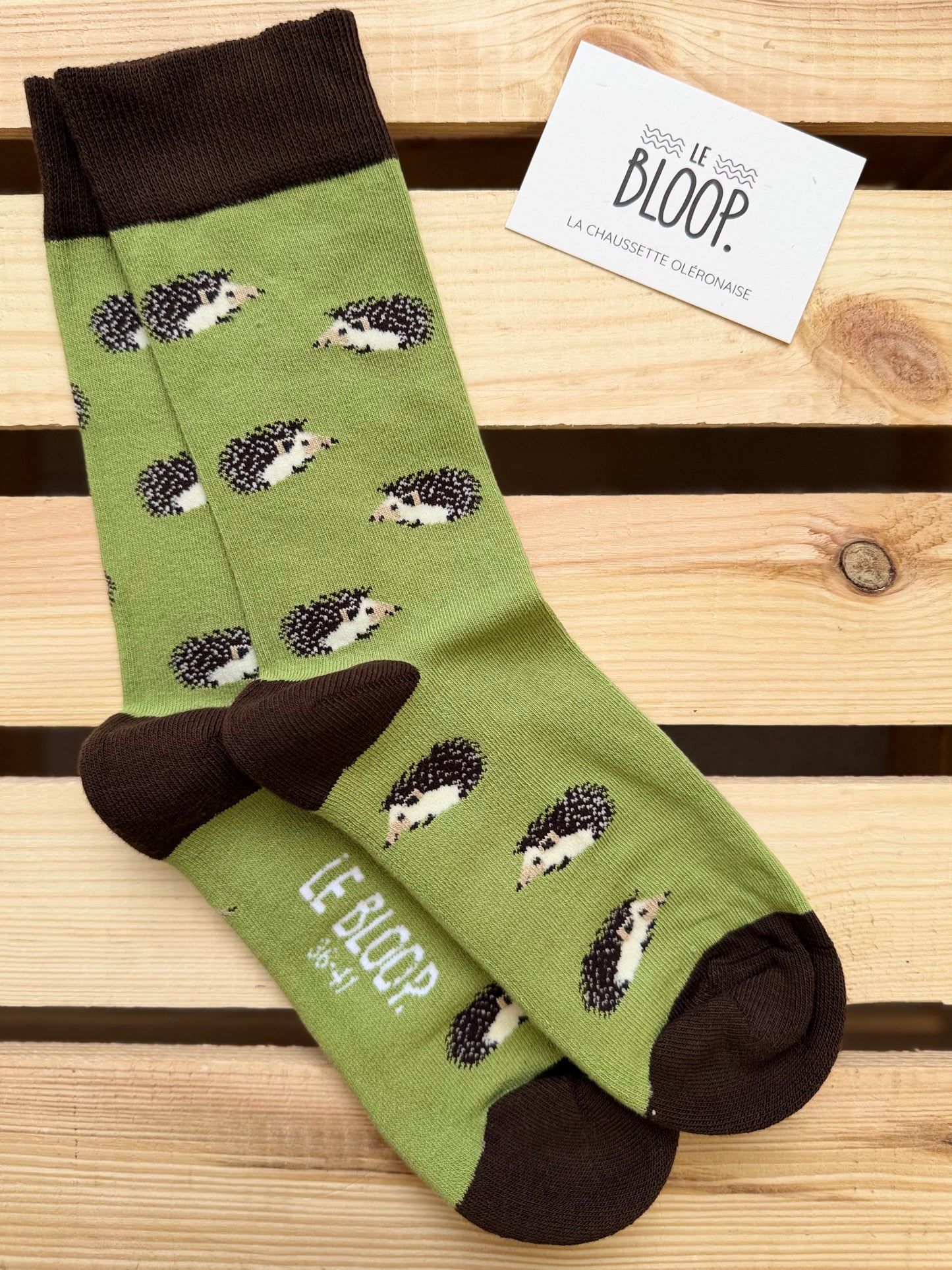 Chaussettes à Motifs d’Hérisson