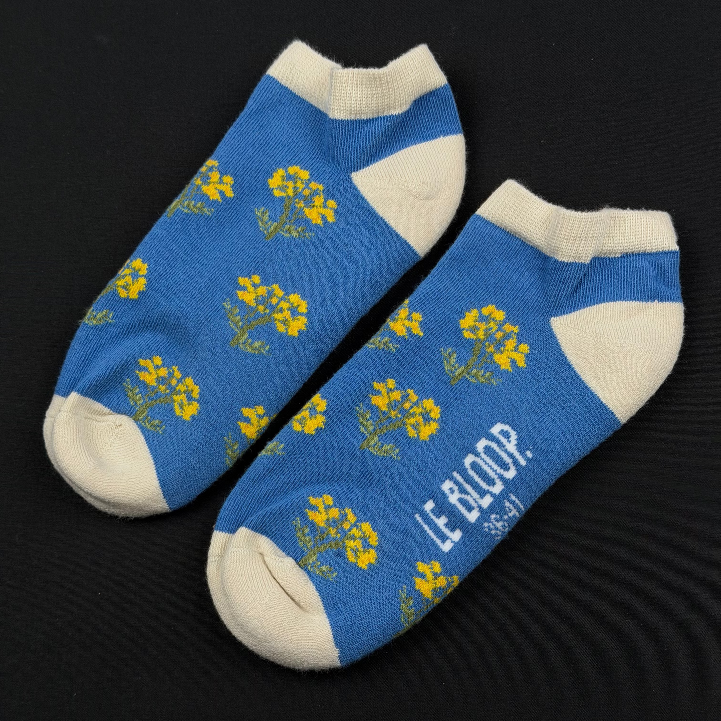Socquettes à motifs de Fleurs d’ Immortelles