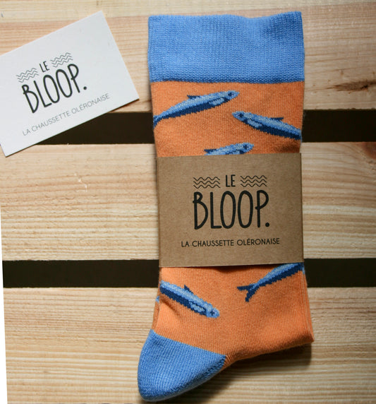 Chaussettes à Motifs de Sardines