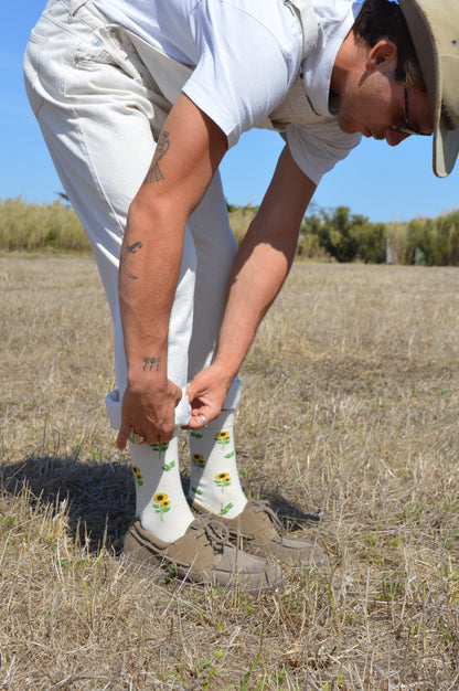Chaussettes à motifs de Tournesols