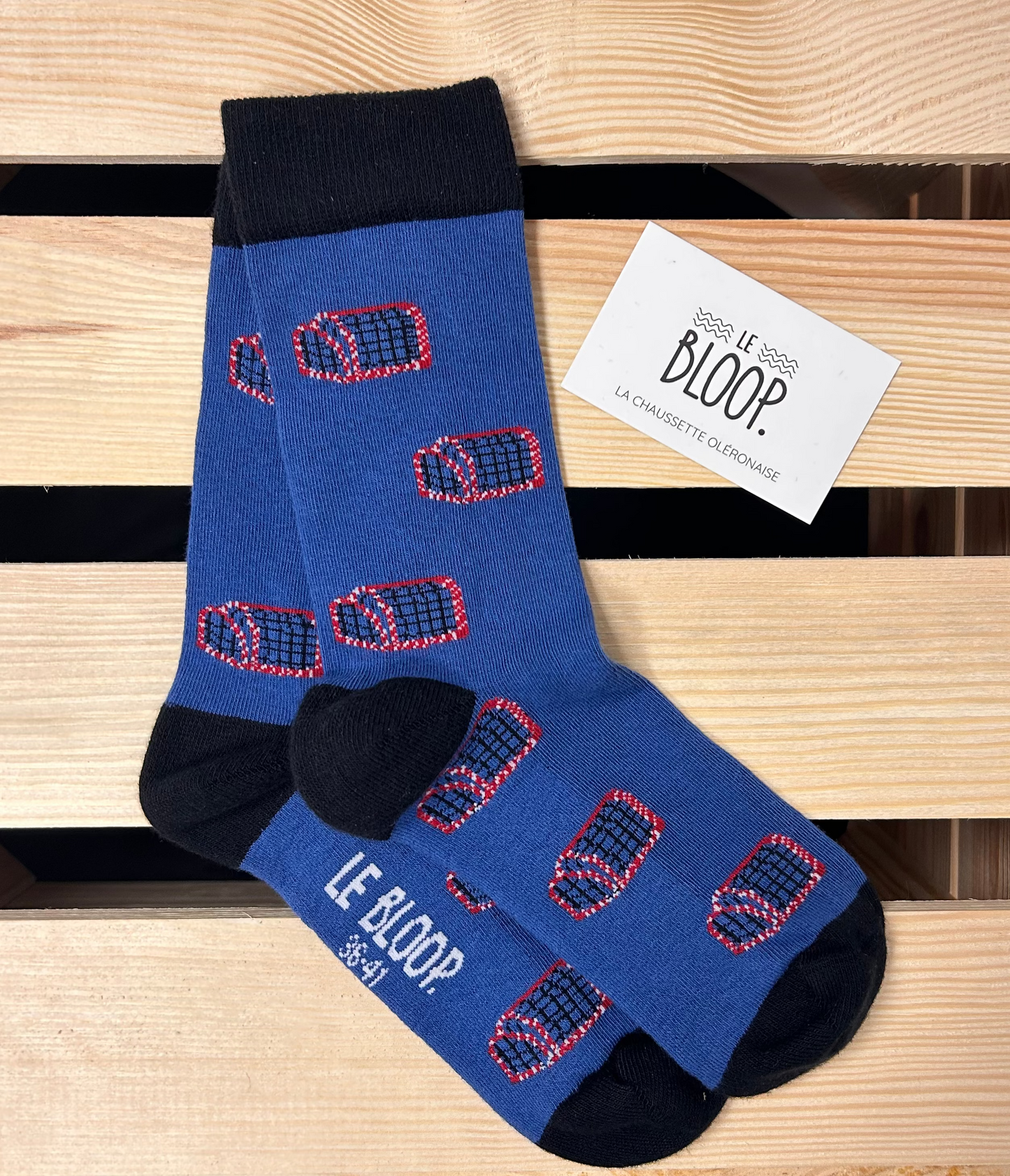 Chaussettes à motifs de Casiers à Crabe