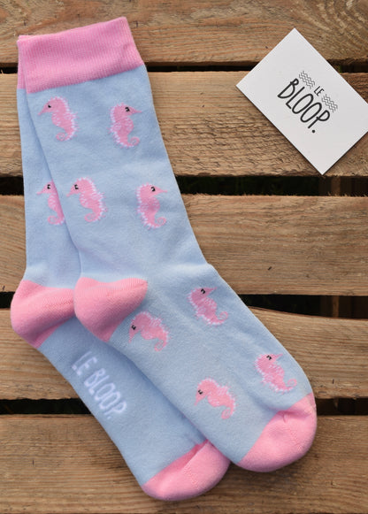 Chaussettes à motifs hippocampes