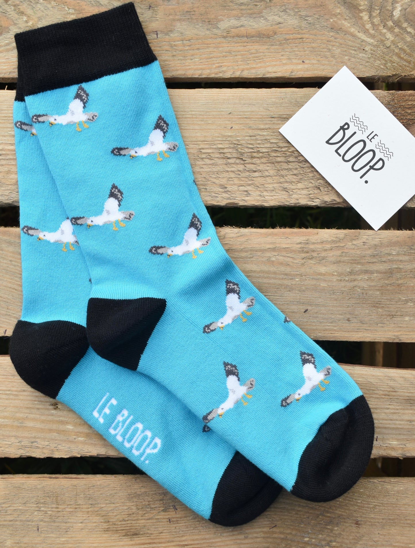 Chaussettes à motifs d'oiseaux