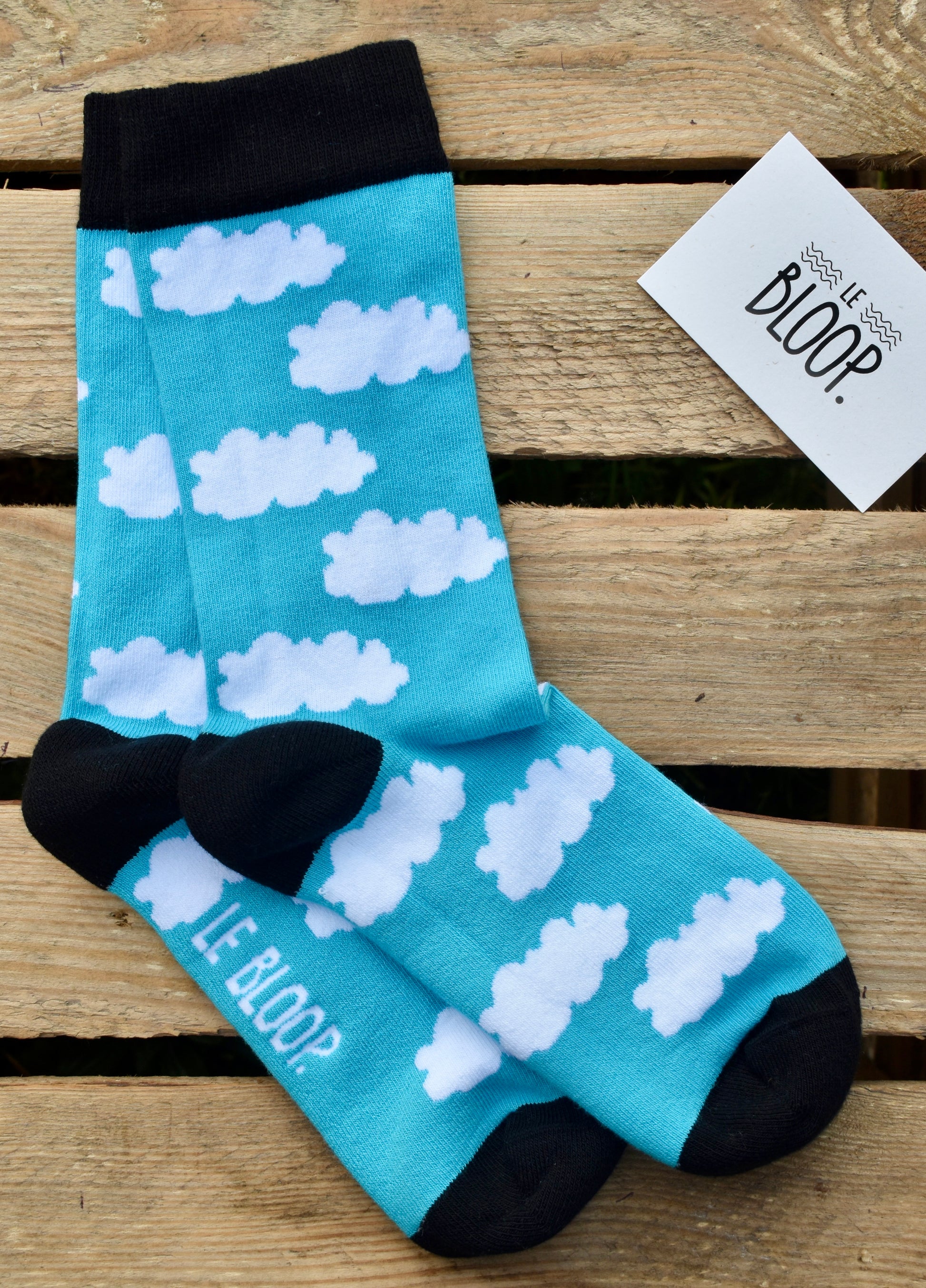 Chaussettes à motifs nuages