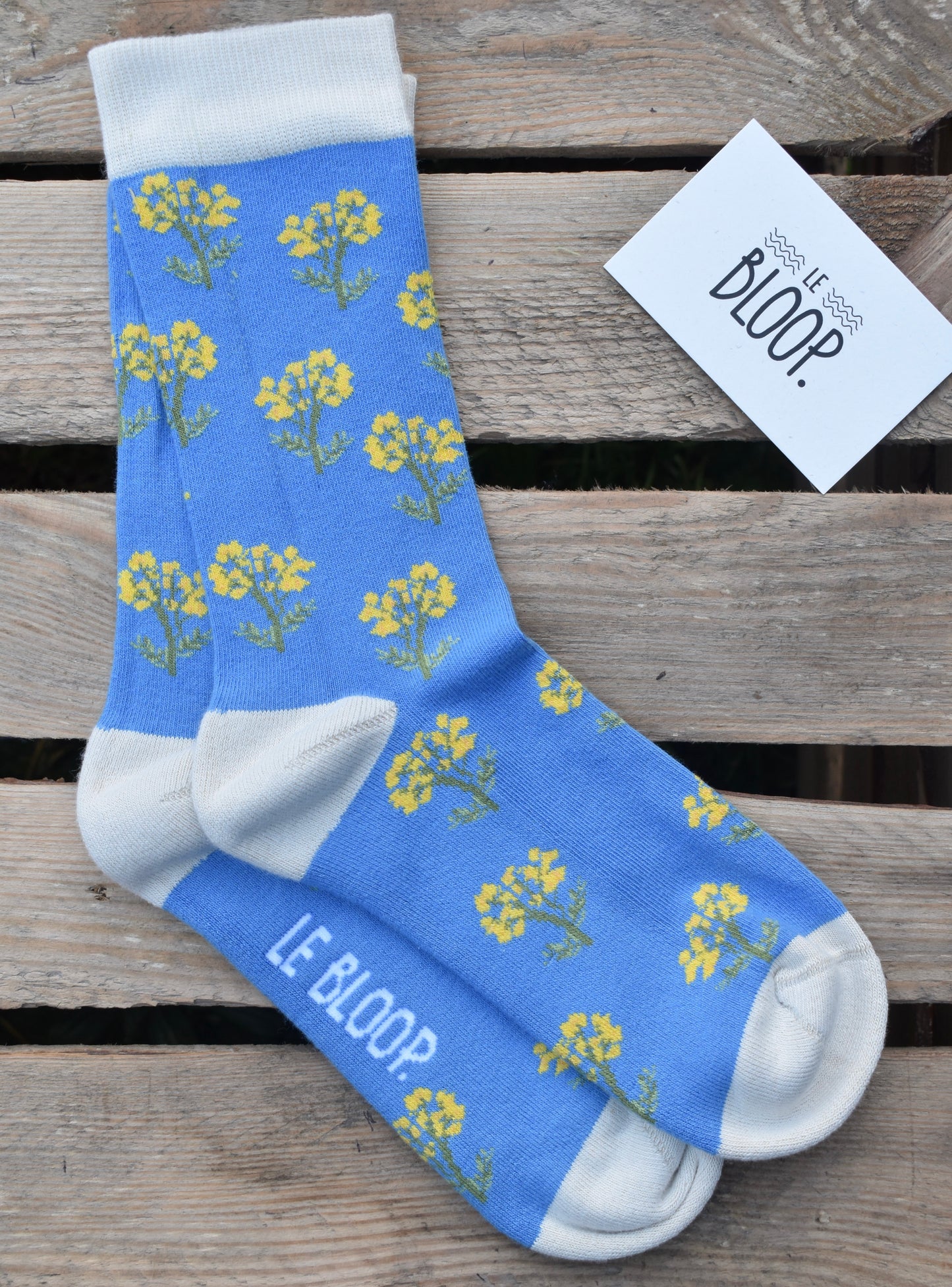 Chaussettes à motifs bouquets de fleurs