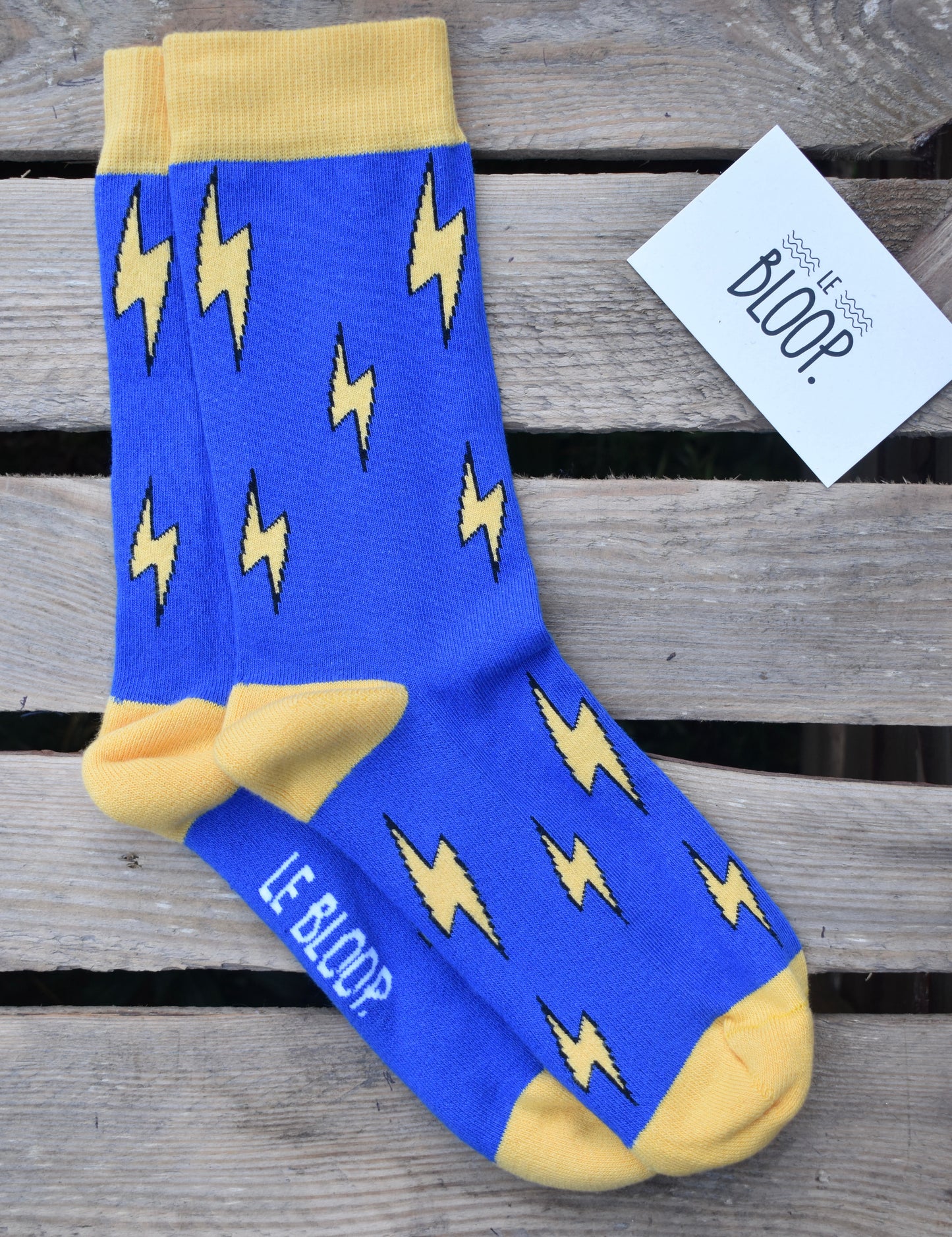 Chaussettes à motifs éclairs