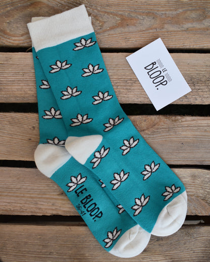 Chaussettes à Motifs de Lotus