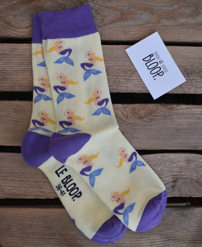 Chaussettes à Motifs de Sirènes