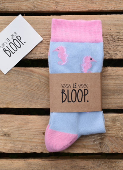 Chaussettes à motifs hippocampes