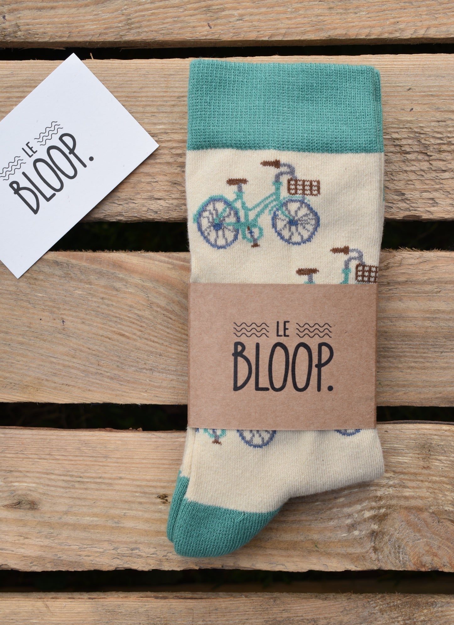 Chaussettes à motifs vélos