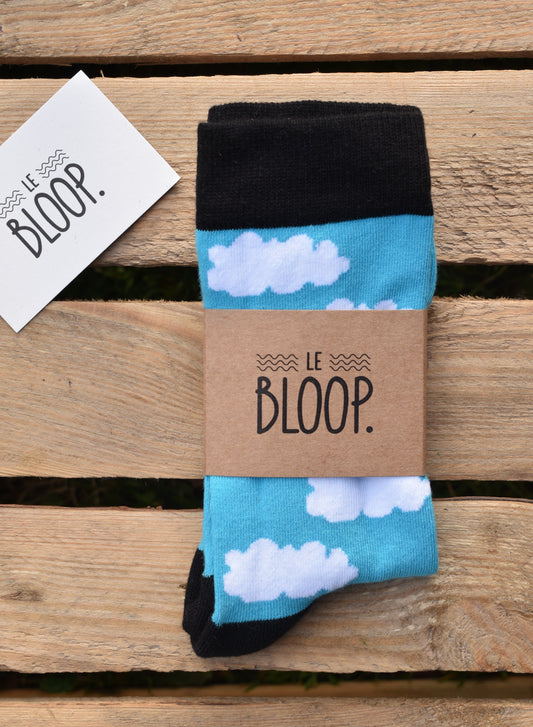 Chaussettes à motifs nuages