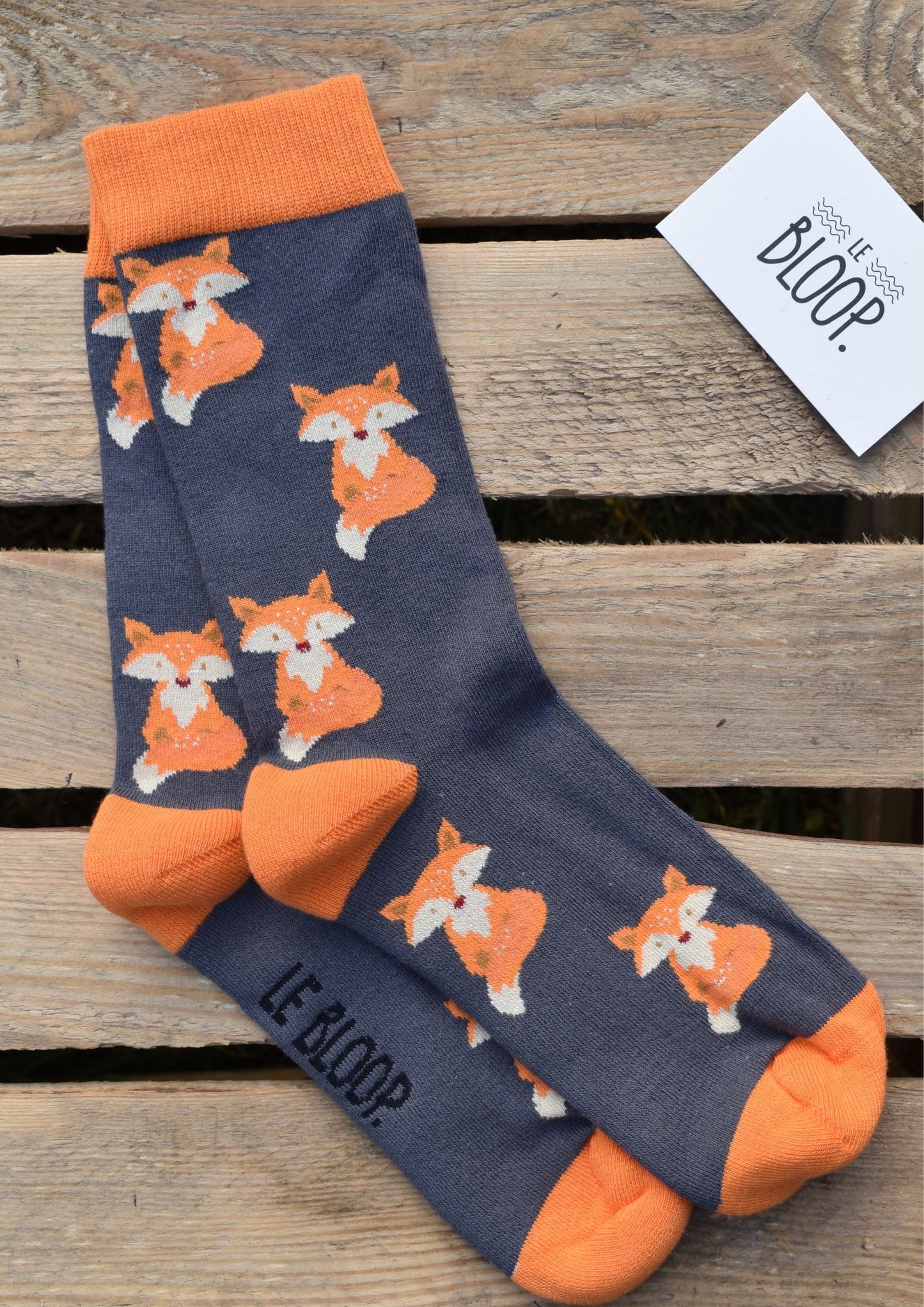 Chaussettes à motifs de renards