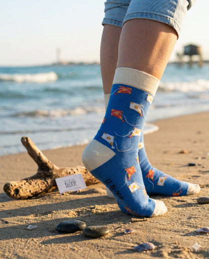 Chaussettes à Motifs de Cerf-Volant
