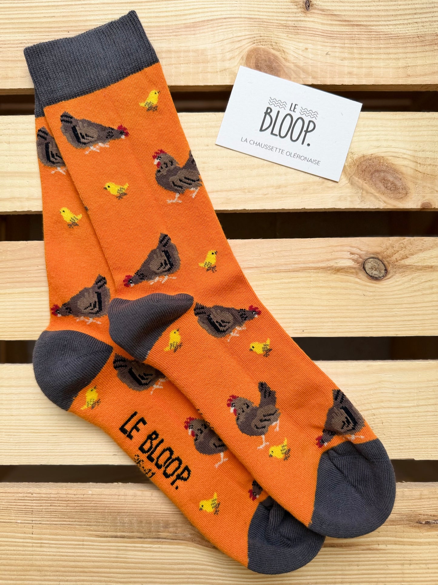 Chaussettes à Motifs de Poules