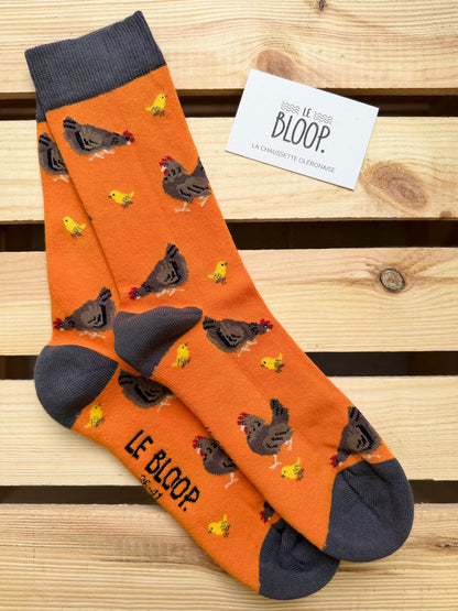 Chaussettes à Motifs de Poules