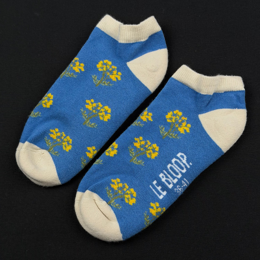 Socquettes à motifs de Fleurs d’ Immortelles