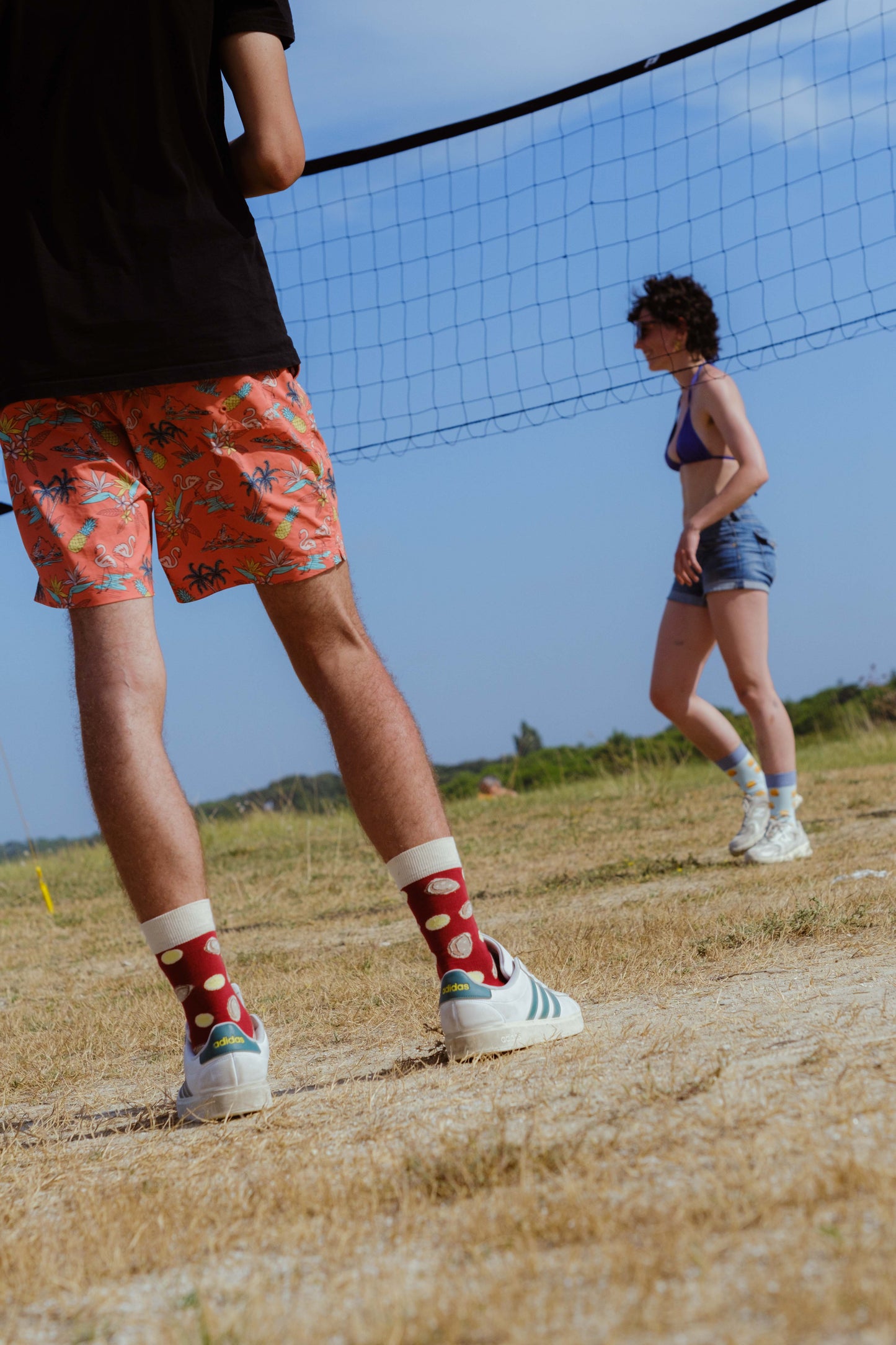 Chaussettes à Motifs Huitres / Citrons