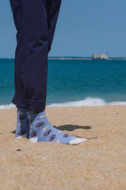 Chaussettes à Motifs Coquillages