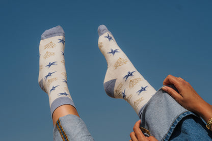Chaussettes à Motifs Étoile de Mer