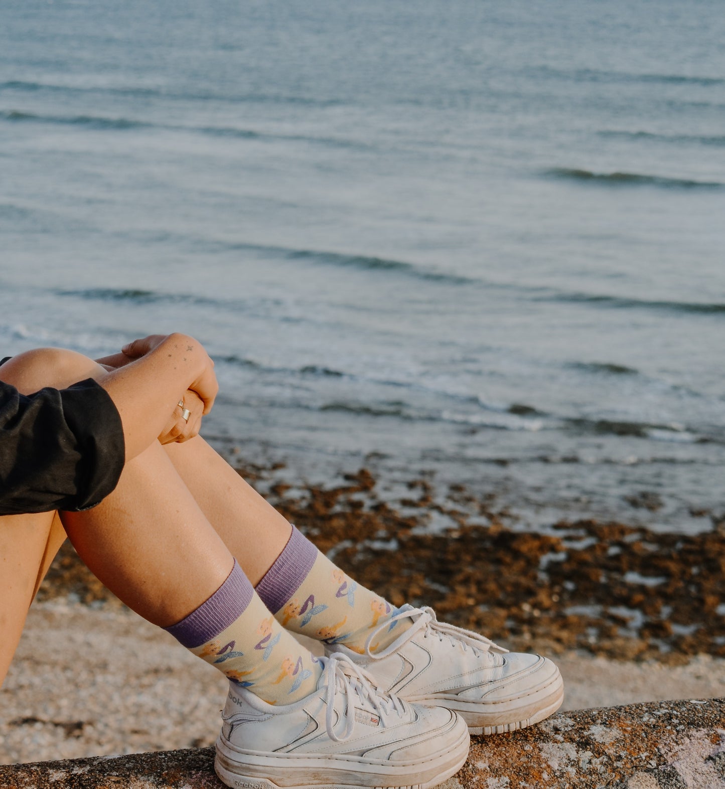 Chaussettes à Motifs de Sirènes