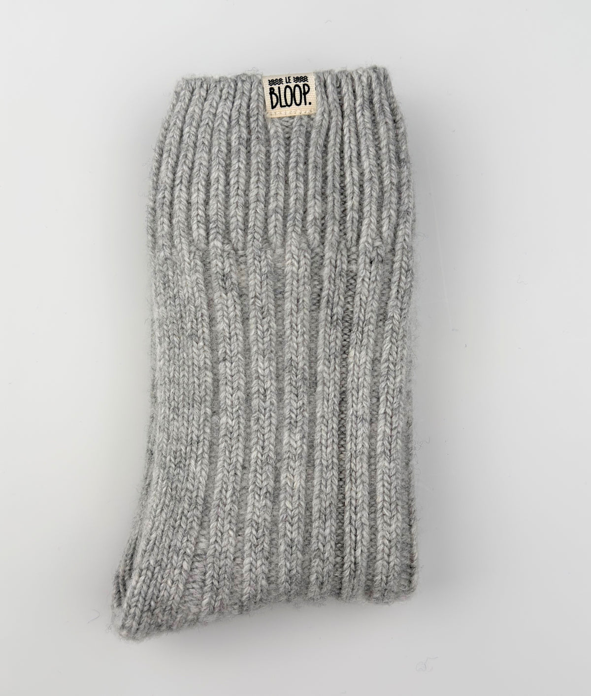 Chaussettes Grises en Cachemire et Laine Mérinos