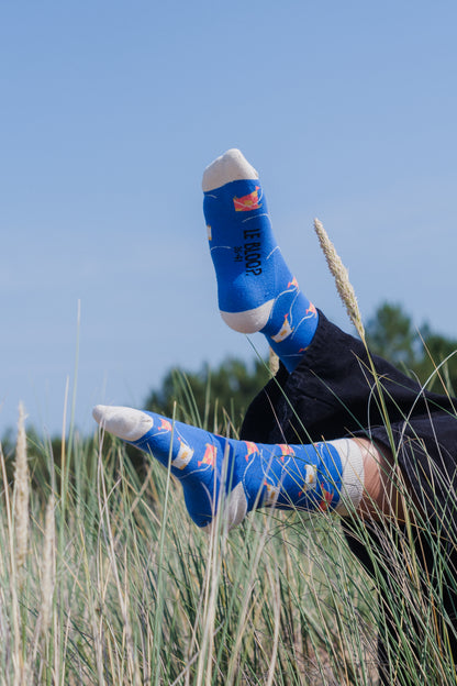 Chaussettes à Motifs de Cerf-Volant