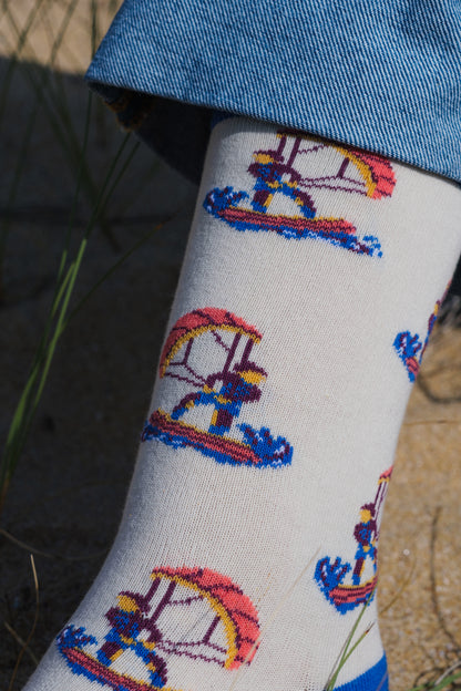 Chaussettes à Motifs de Kitesurf