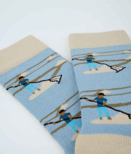 Chaussettes à Motifs de Saunier